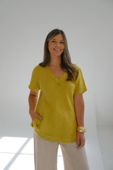 Remera Cipri Mostaza