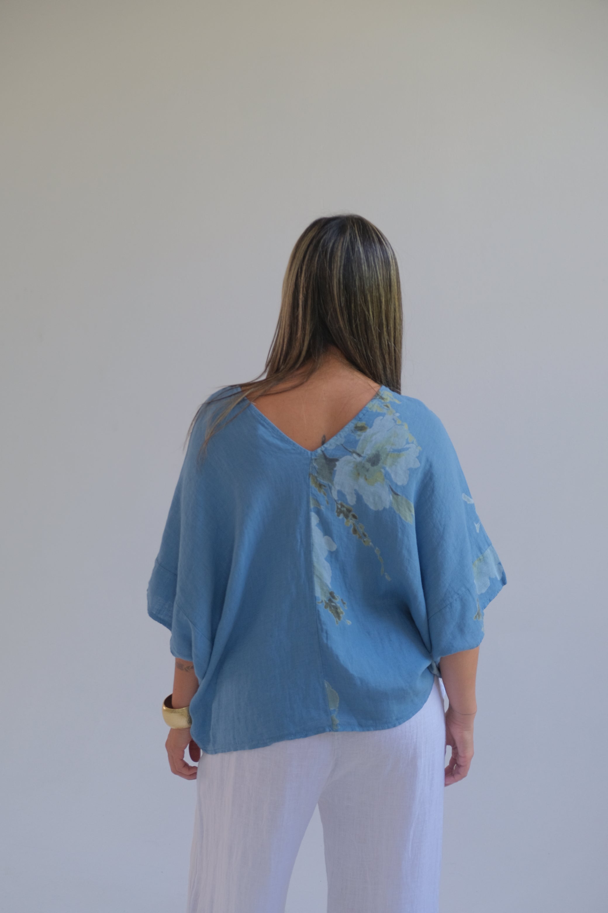 Blusa Marfi Azul Jean