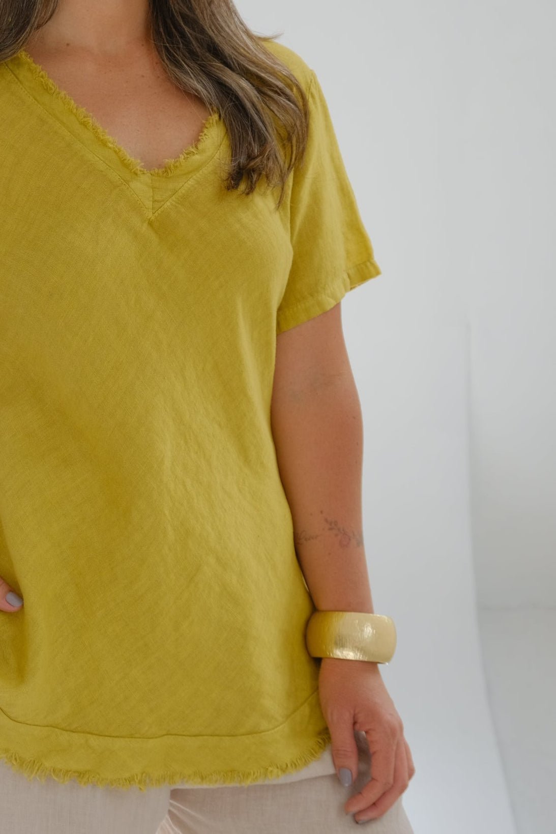 Remera Cipri Mostaza