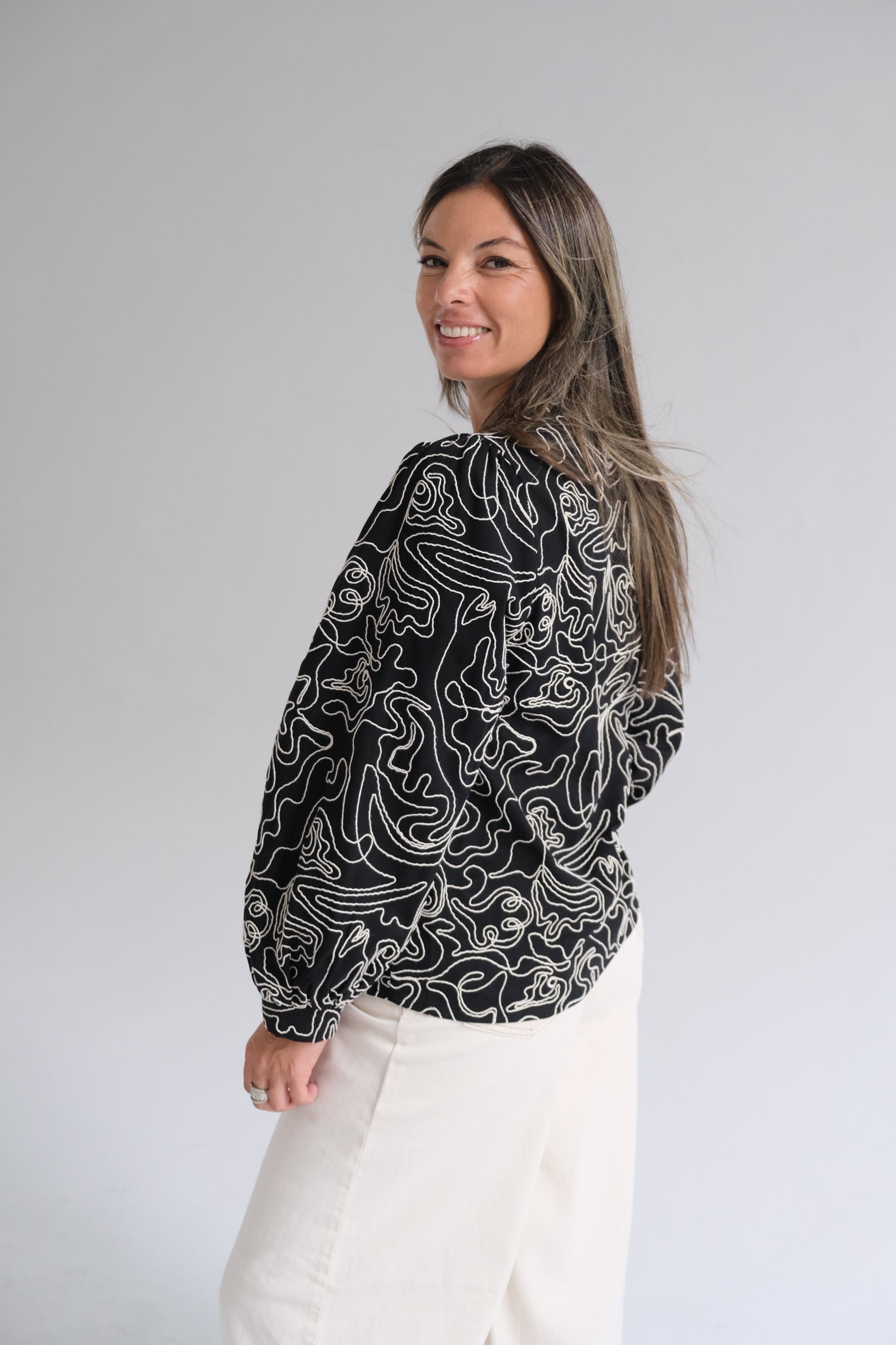 Blusa Bora Negro