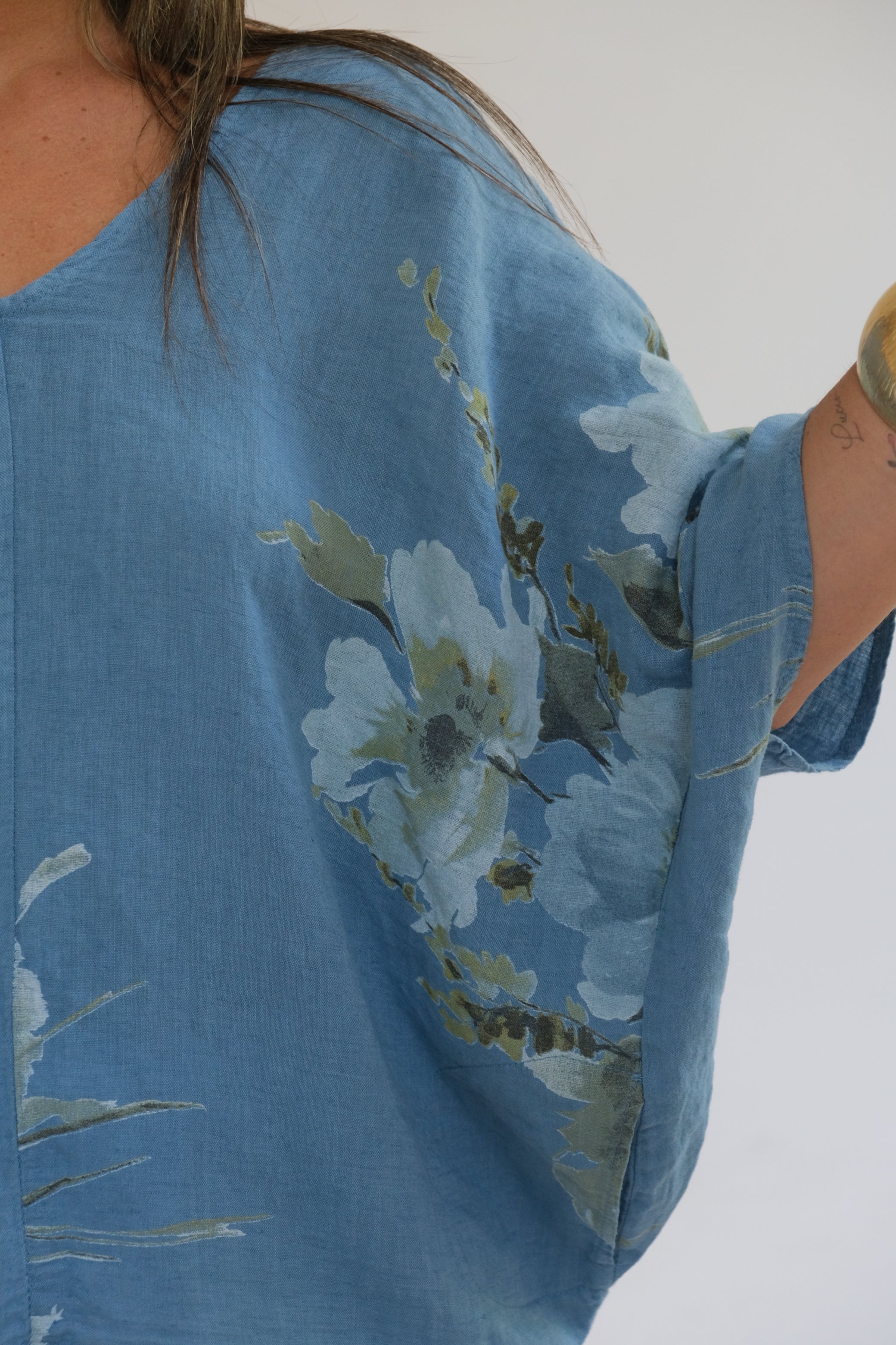 Blusa Marfi Azul Jean