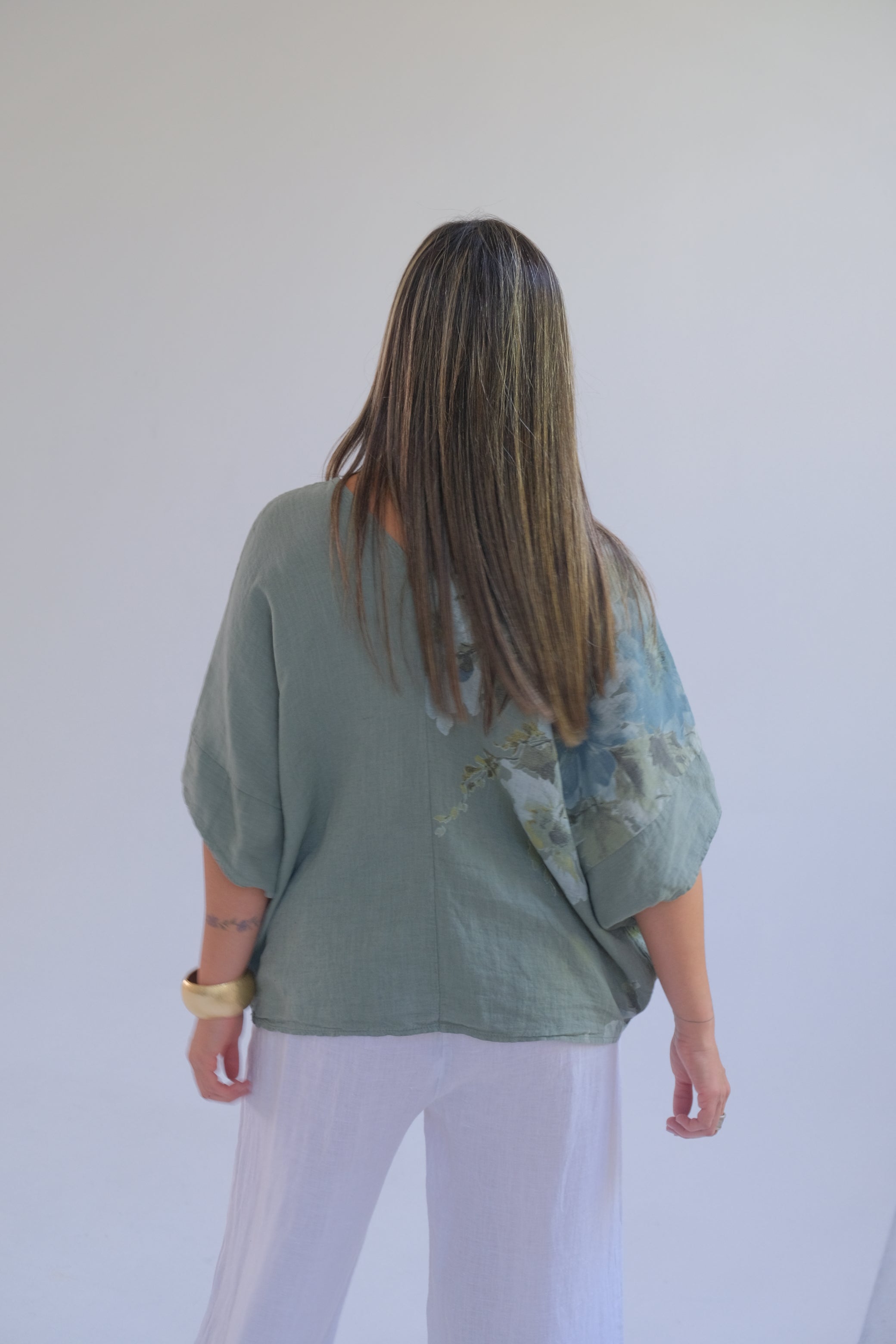 Blusa Marfi Verde Seco