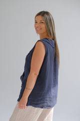 Musculosa Aurelia Azul Marino