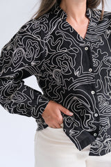 Blusa Bora Negro