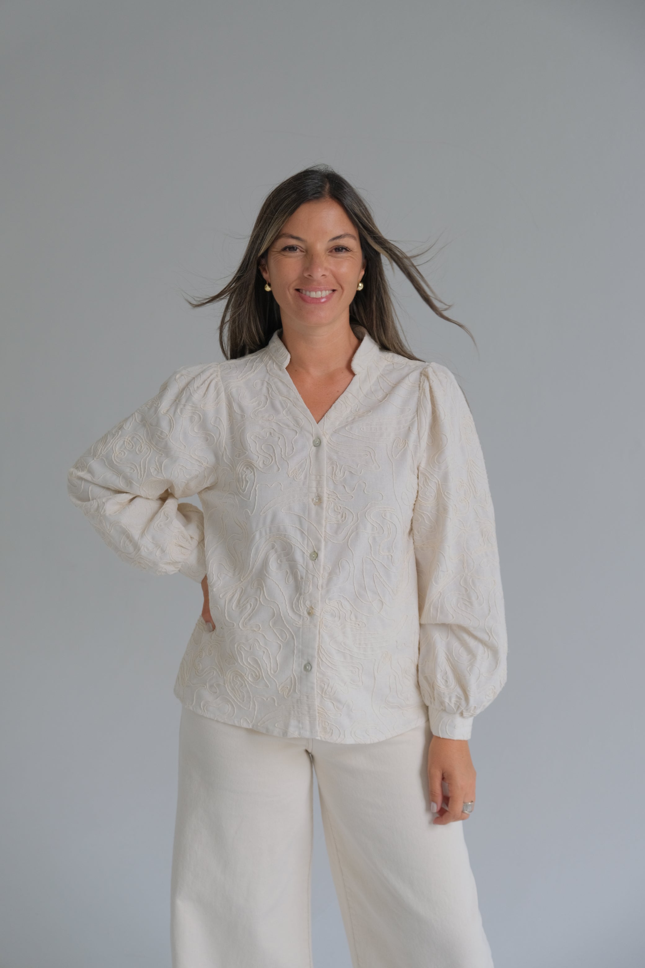 Blusa Bora Beige