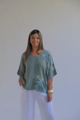 Blusa Marfi Verde Seco