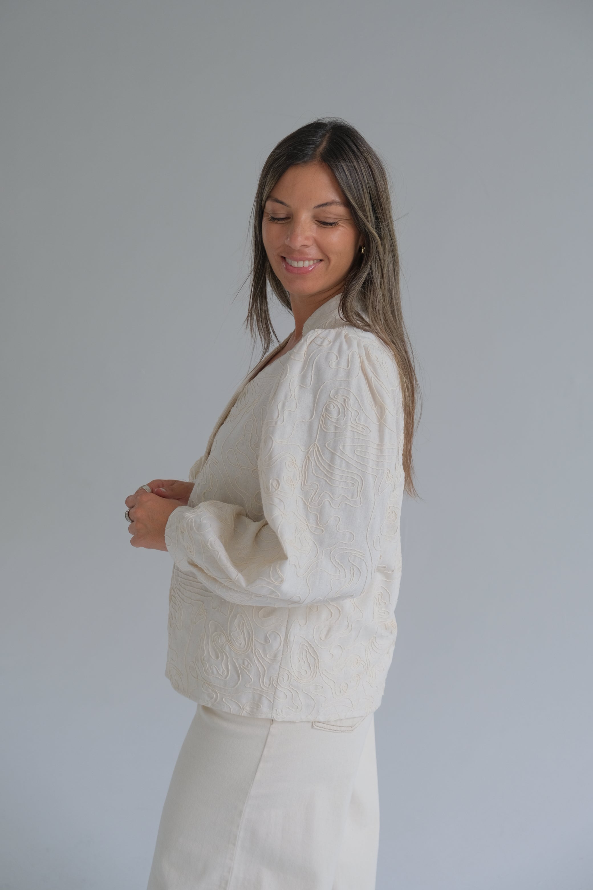 Blusa Bora Beige