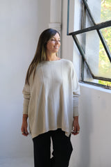 Sweater Lurex  Beige