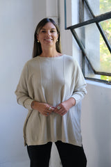Sweater Lurex  Beige