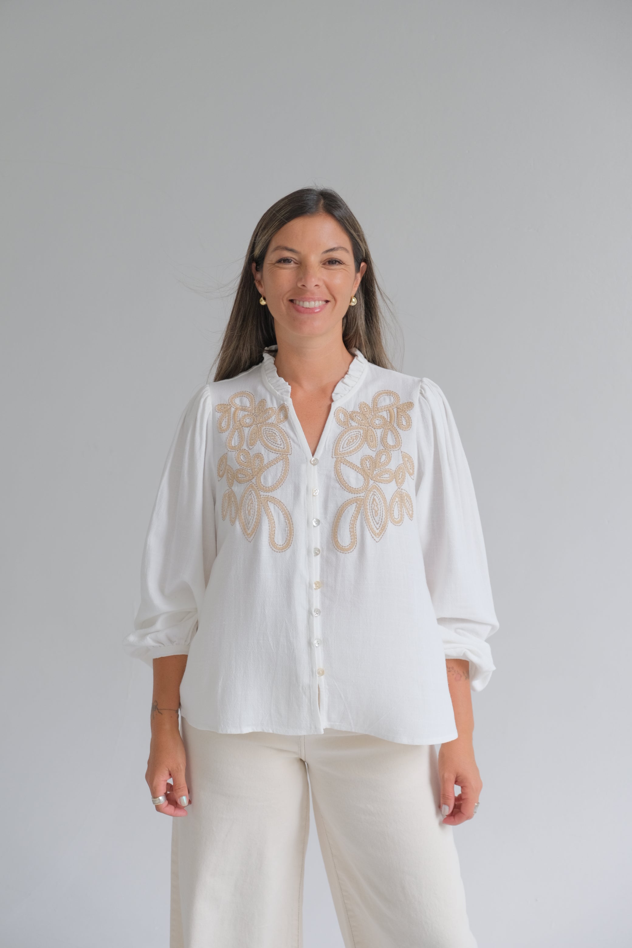 Blusa Málaga Blanco
