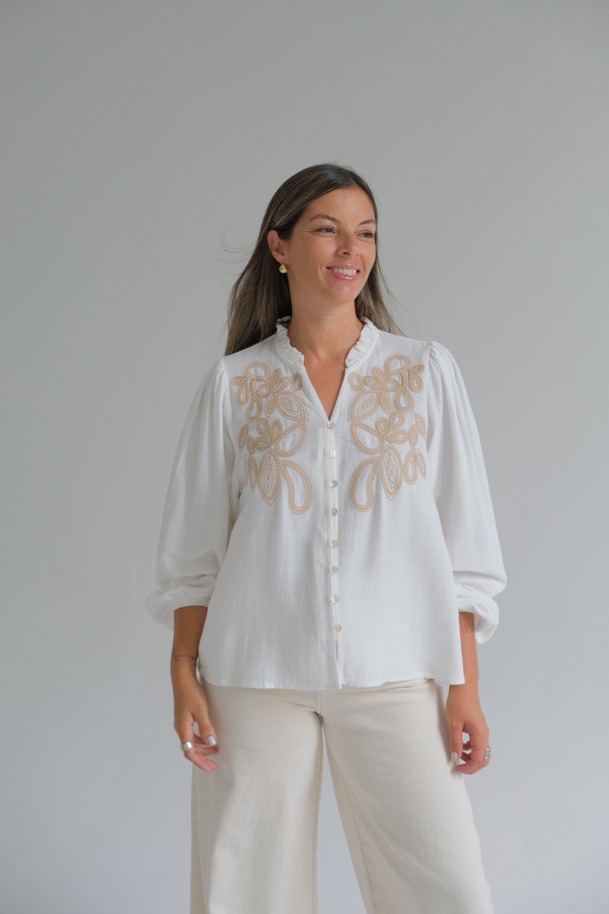 Blusa Málaga Blanco