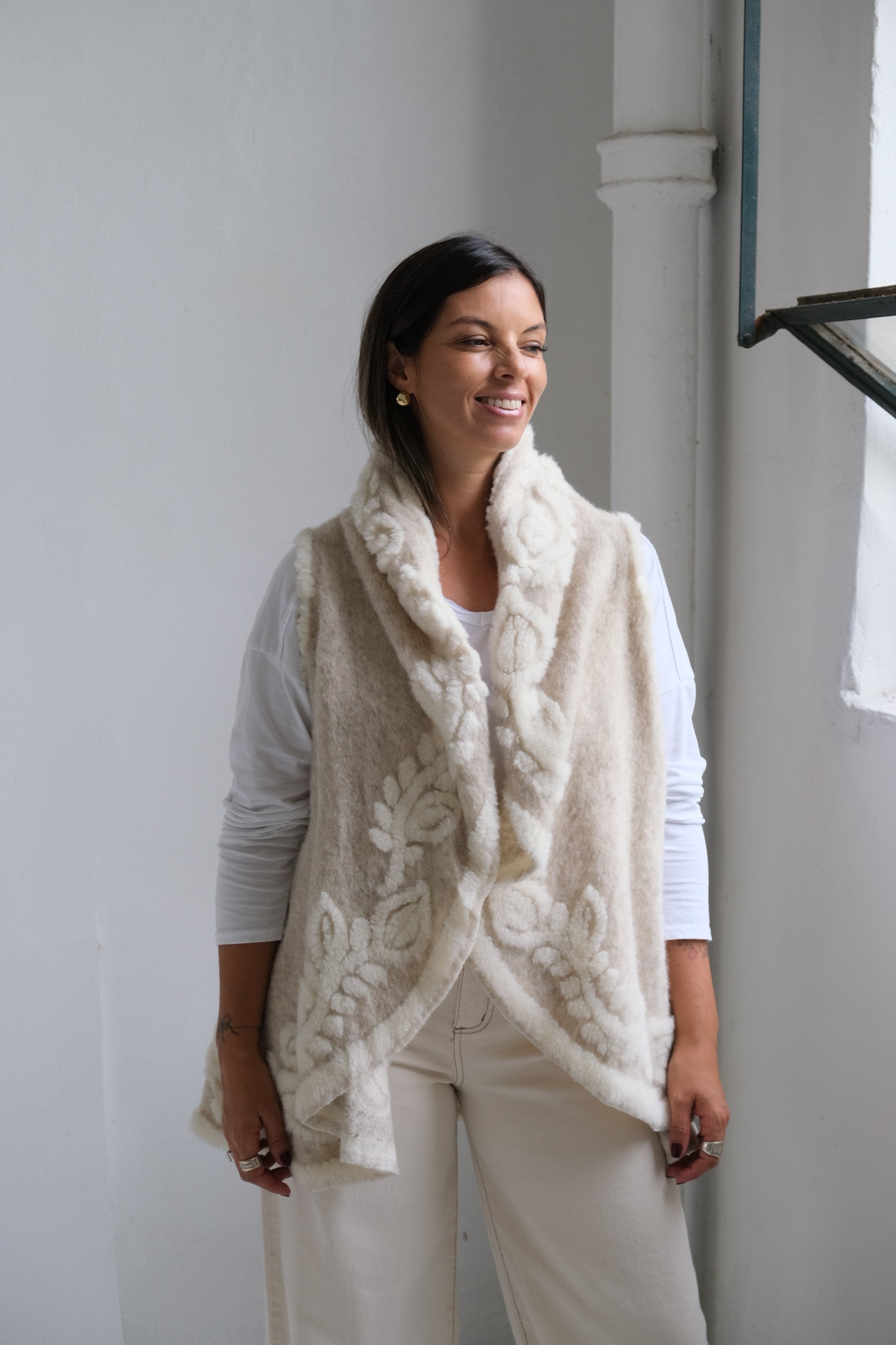 Chaleco Connie Beige