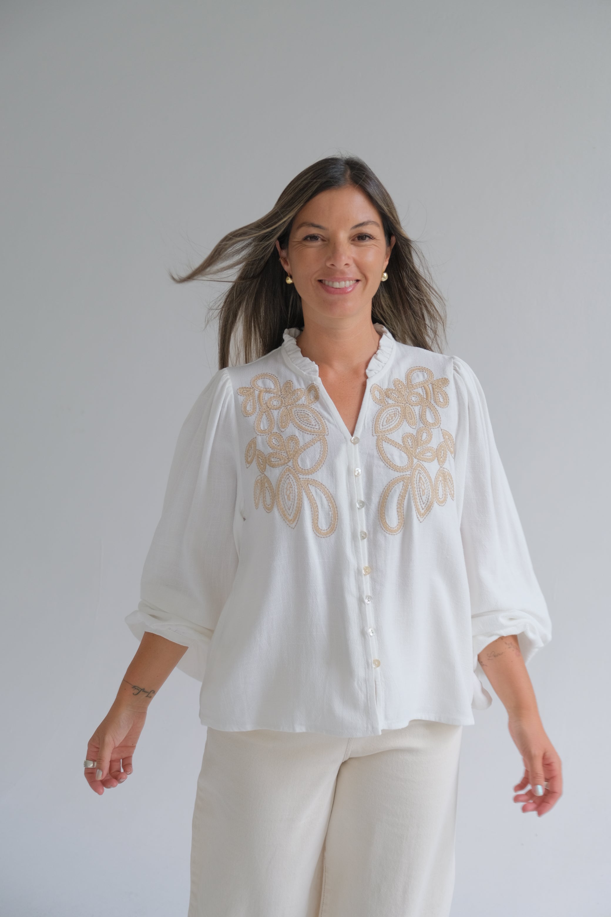 Blusa Málaga Blanco