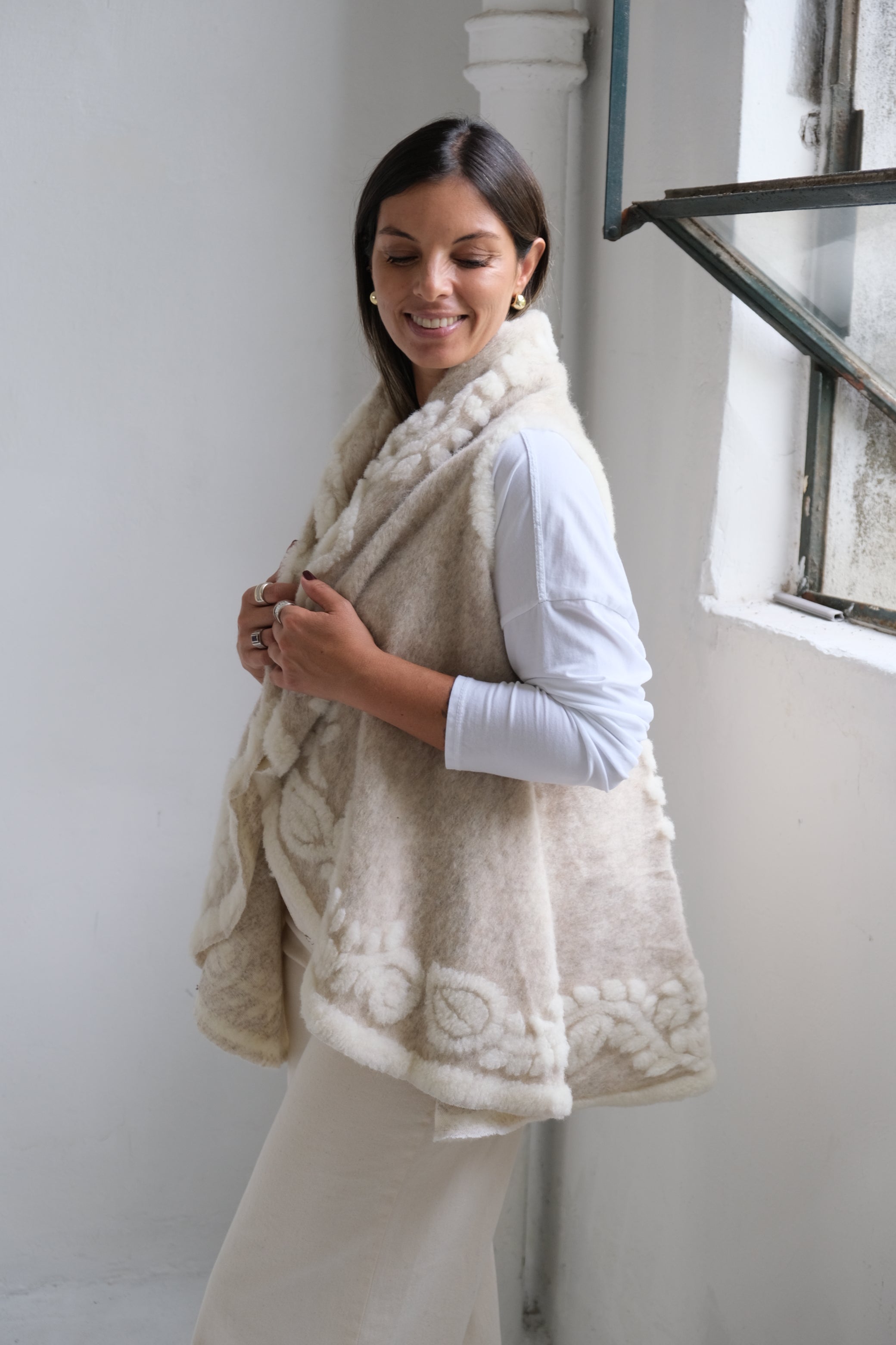 Chaleco Connie Beige