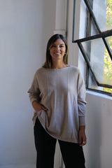 Sweater Lurex  Visón