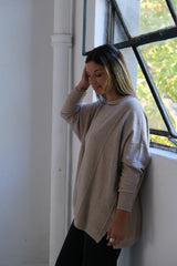 Sweater Lurex  Visón
