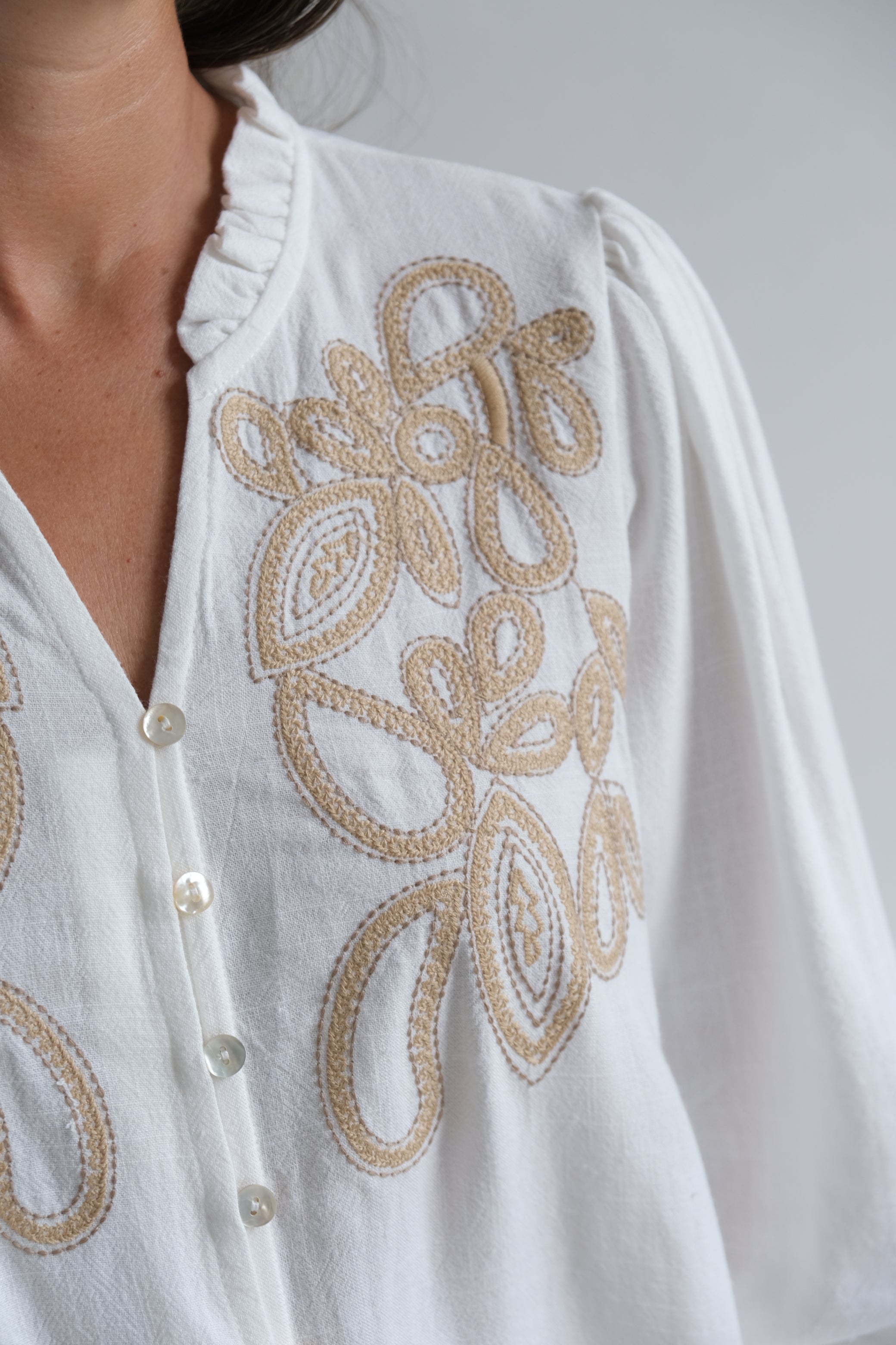 Blusa Málaga Blanco