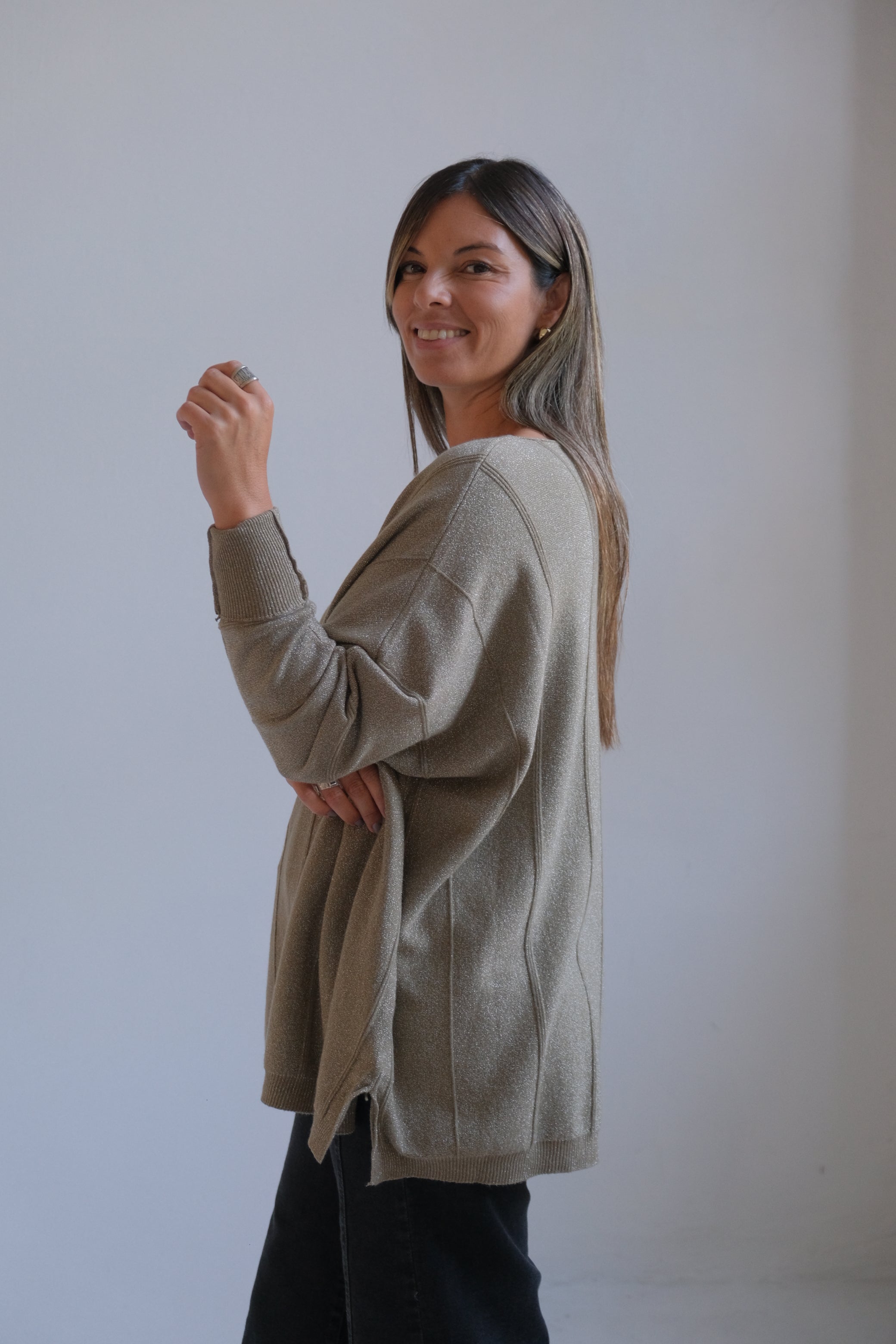 Sweater Lurex Verde