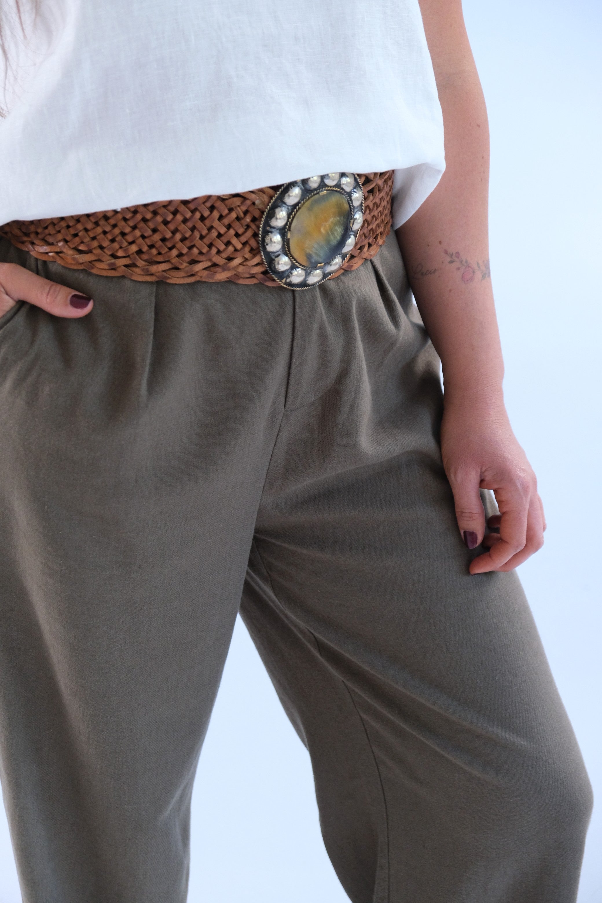 Pantalón Felippa Verde Seco