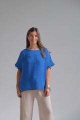 Remera Mixy Azul Francia