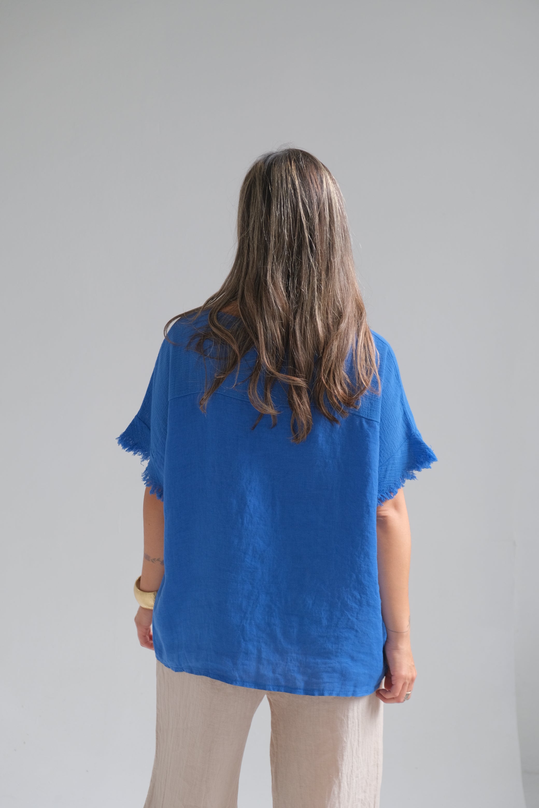 Remera Mixy Azul Francia