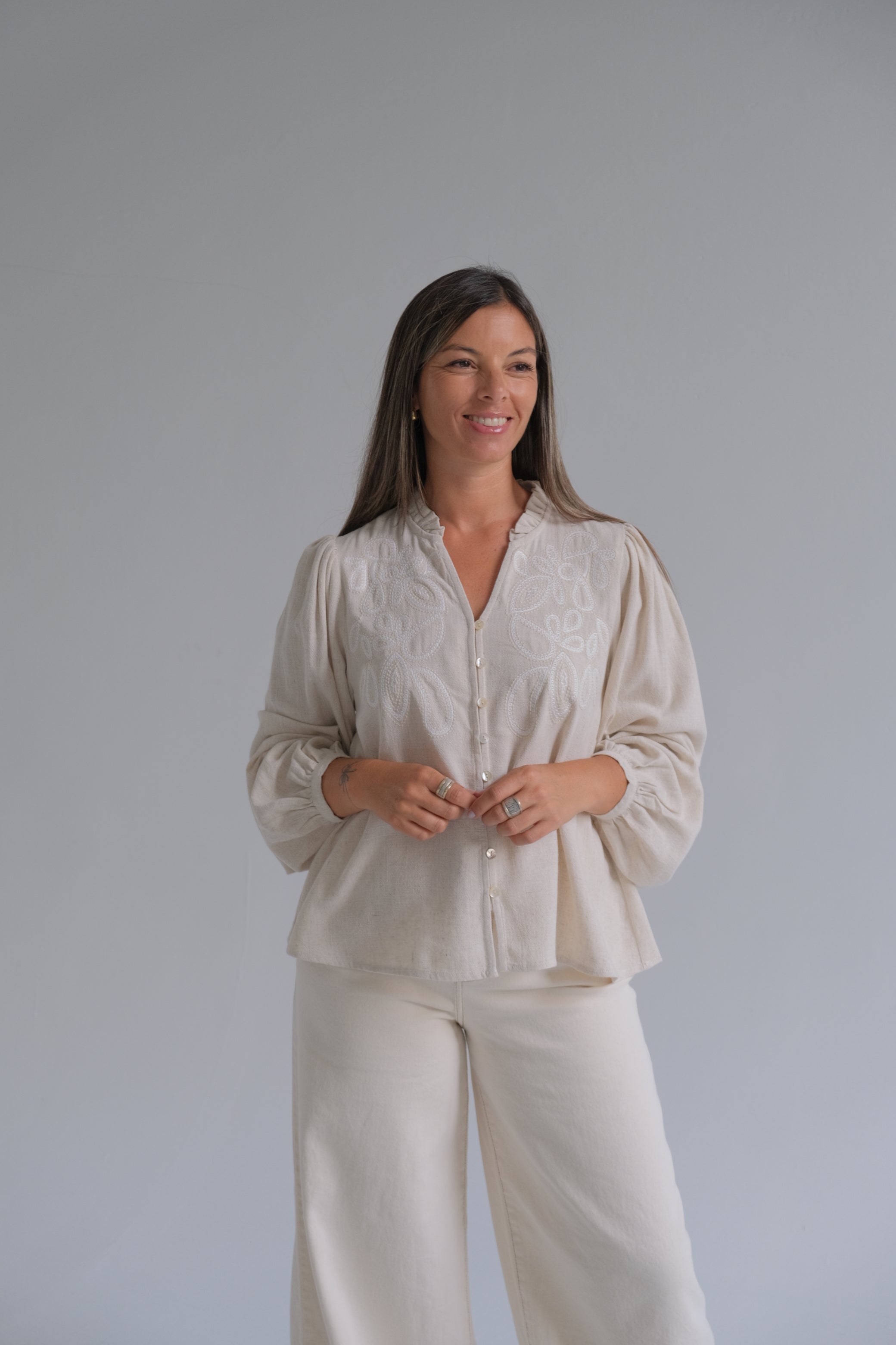 Blusa Málaga Beige