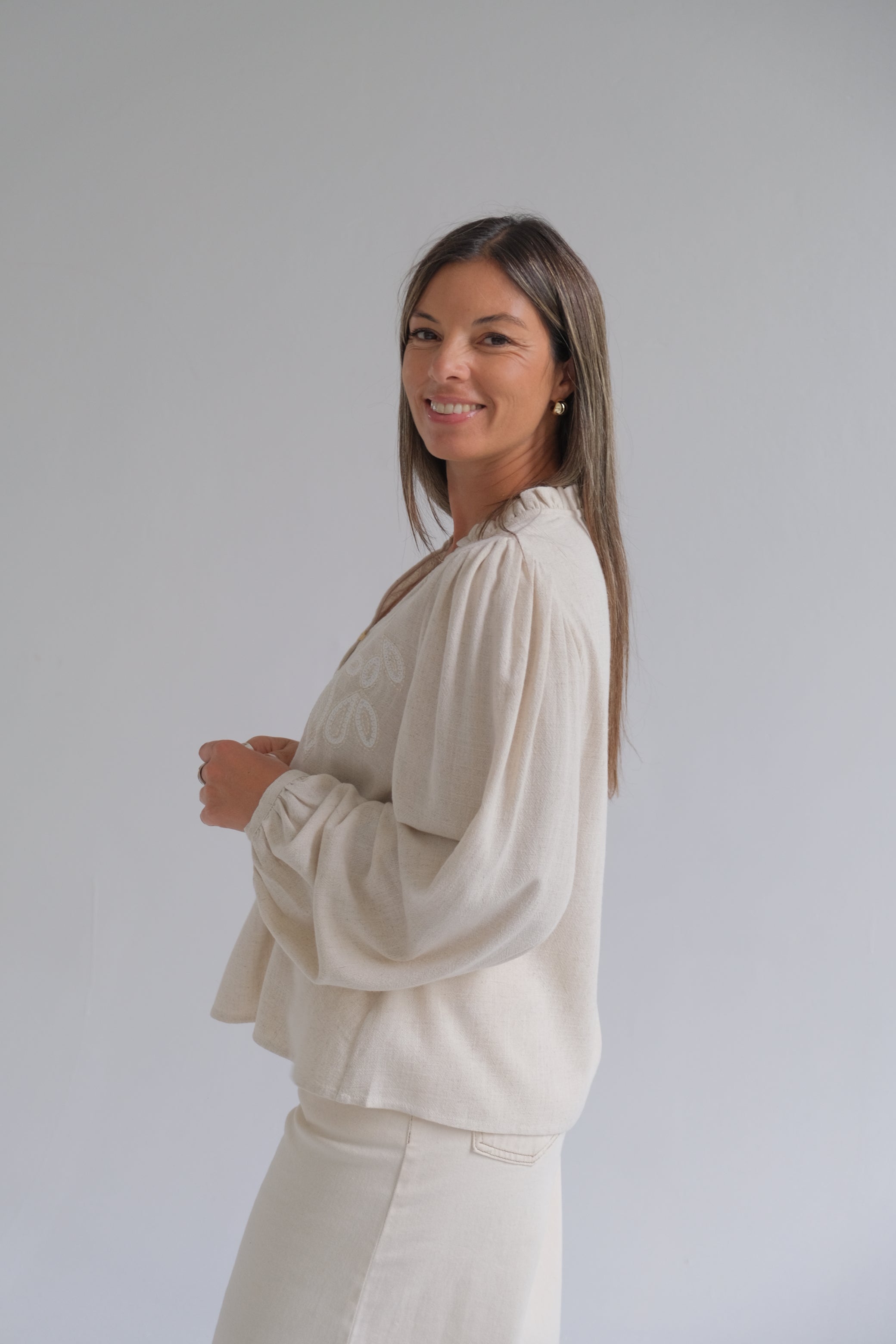 Blusa Málaga Beige