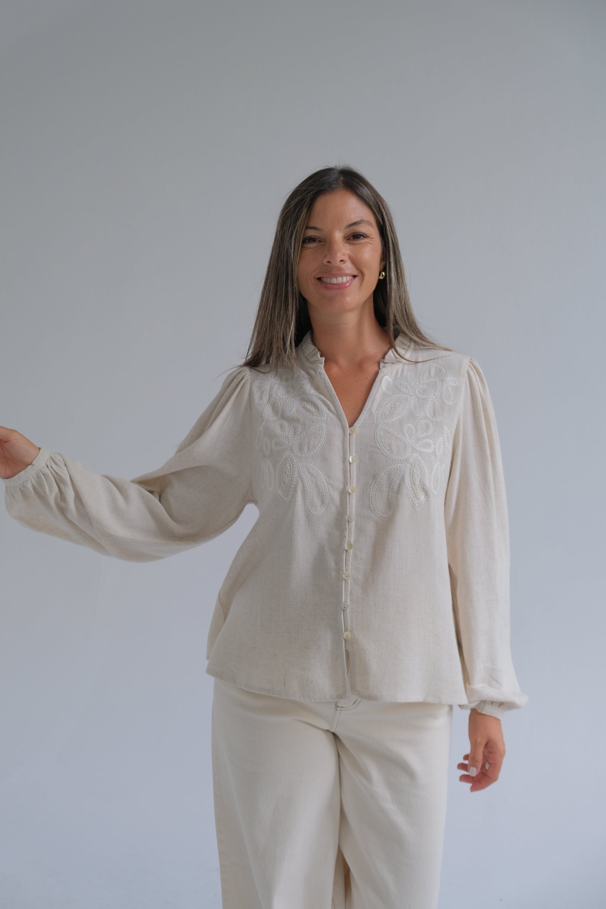 Blusa Málaga Beige