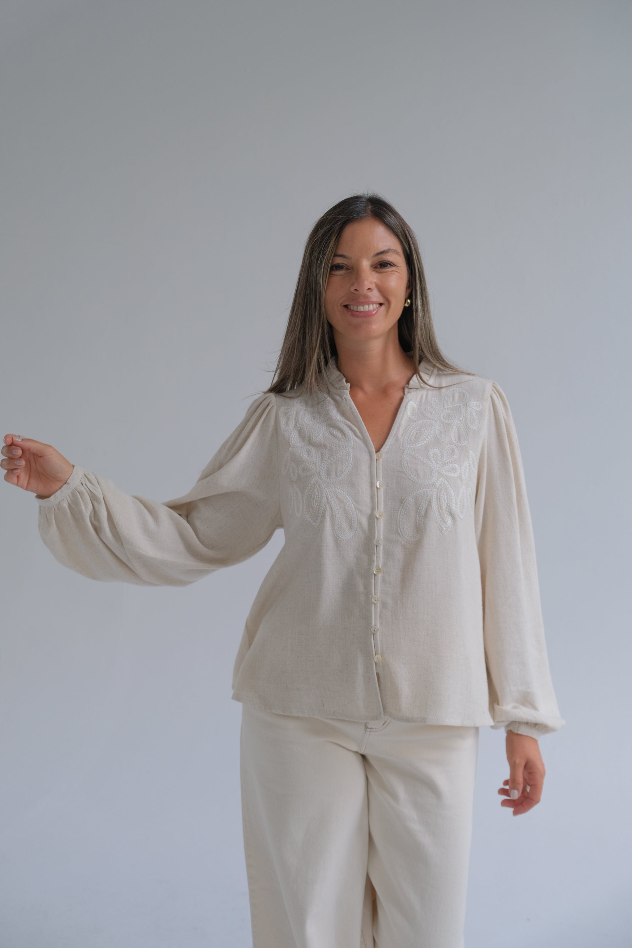 Blusa Málaga Beige