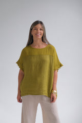 Remera Mixy Pistacho