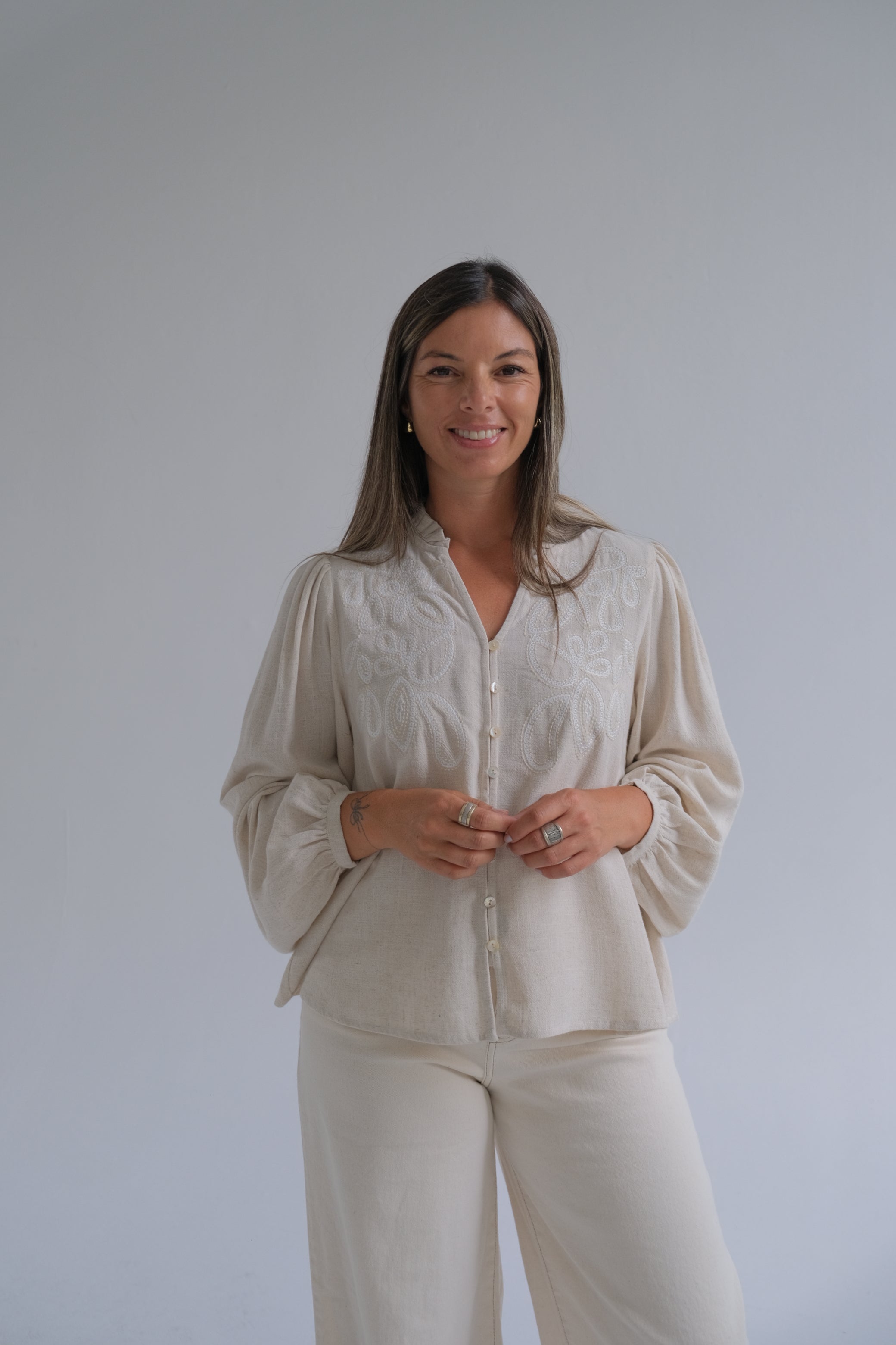 Blusa Málaga Beige