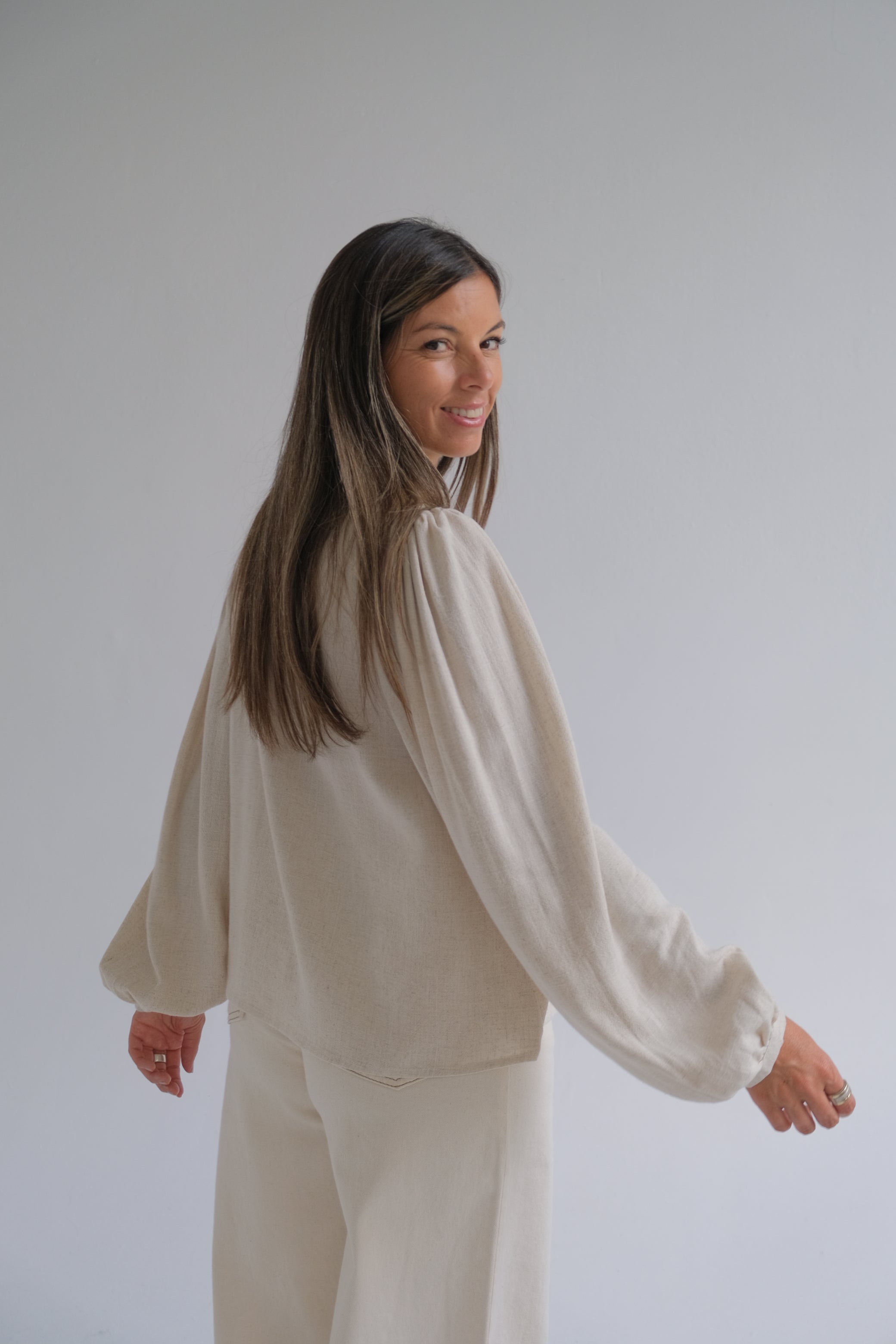 Blusa Málaga Beige