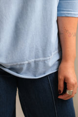 Remera Gia Celeste Jean