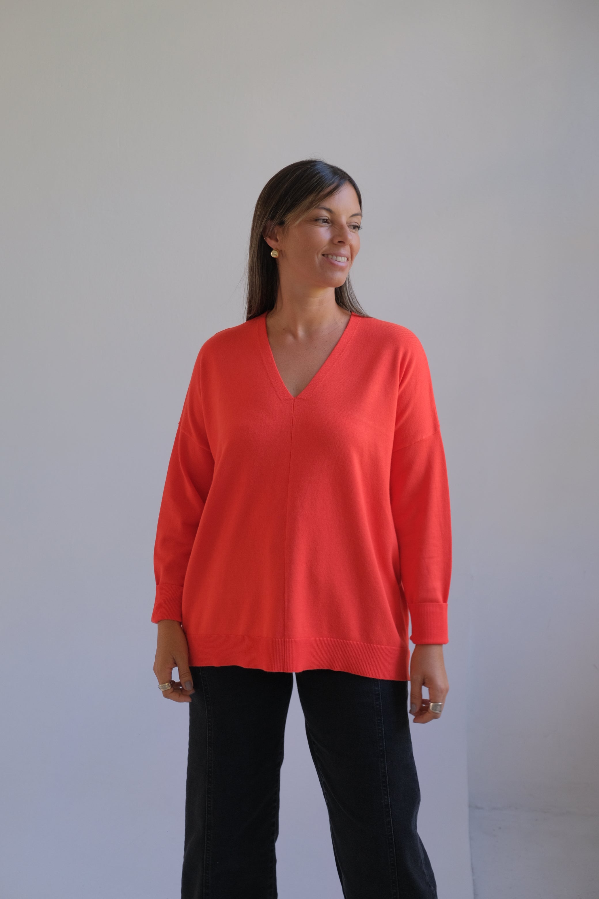 Sweater Línea Naranja