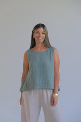 Musculosa Oriana Verde Seco