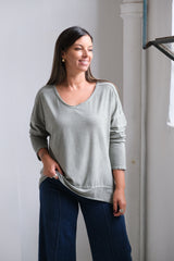 Remera Gia Verde Seco