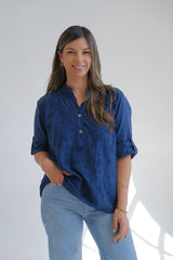 Blusa Gardenia Azul