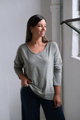 Remera Gia Verde Seco