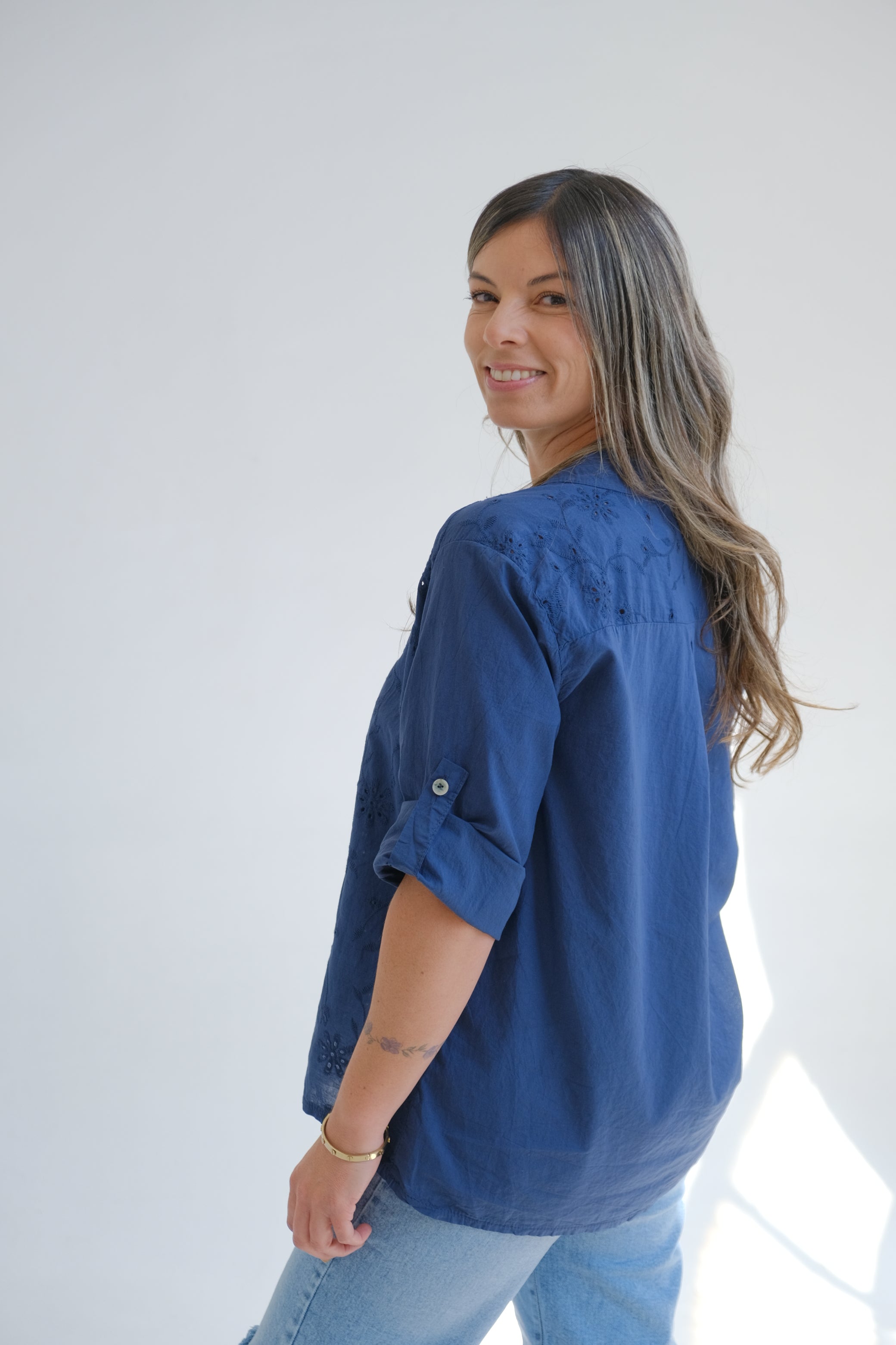 Blusa Gardenia Azul
