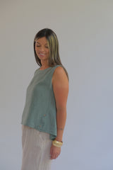 Musculosa Oriana Verde Seco