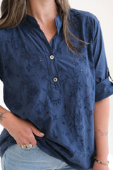 Blusa Gardenia Azul