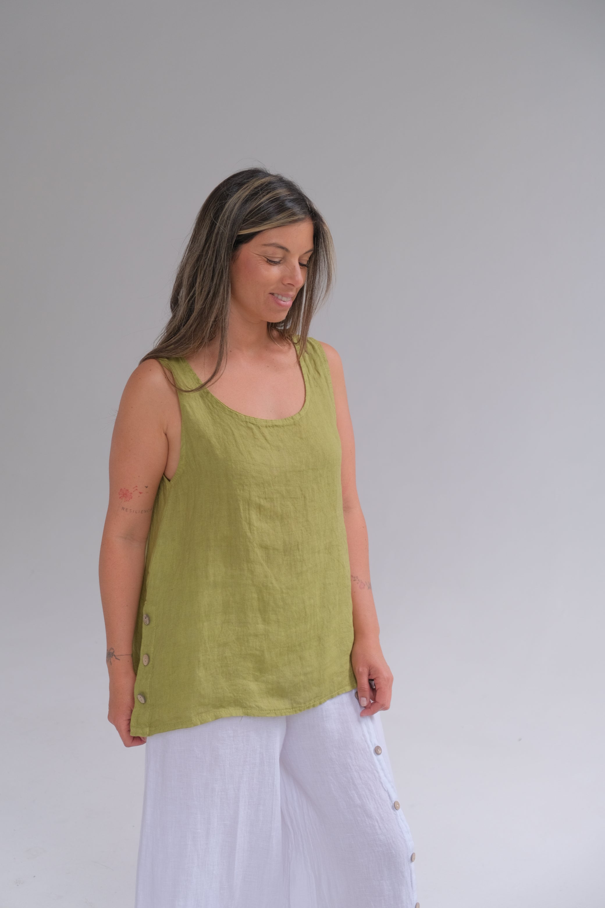 Musculosa Lidia Pistacho