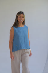Musculosa Oriana Aqua
