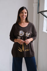 Remera Rini Chocolate