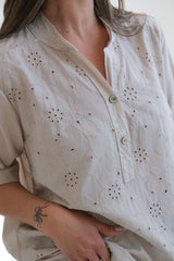 Blusa Gardenia Crudo