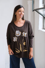 Remera Rini Chocolate