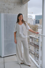 Chaleco Lino beige CÁPSULA