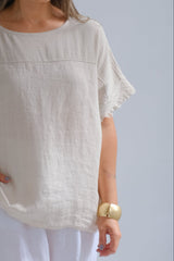 Remera Mixy Beige