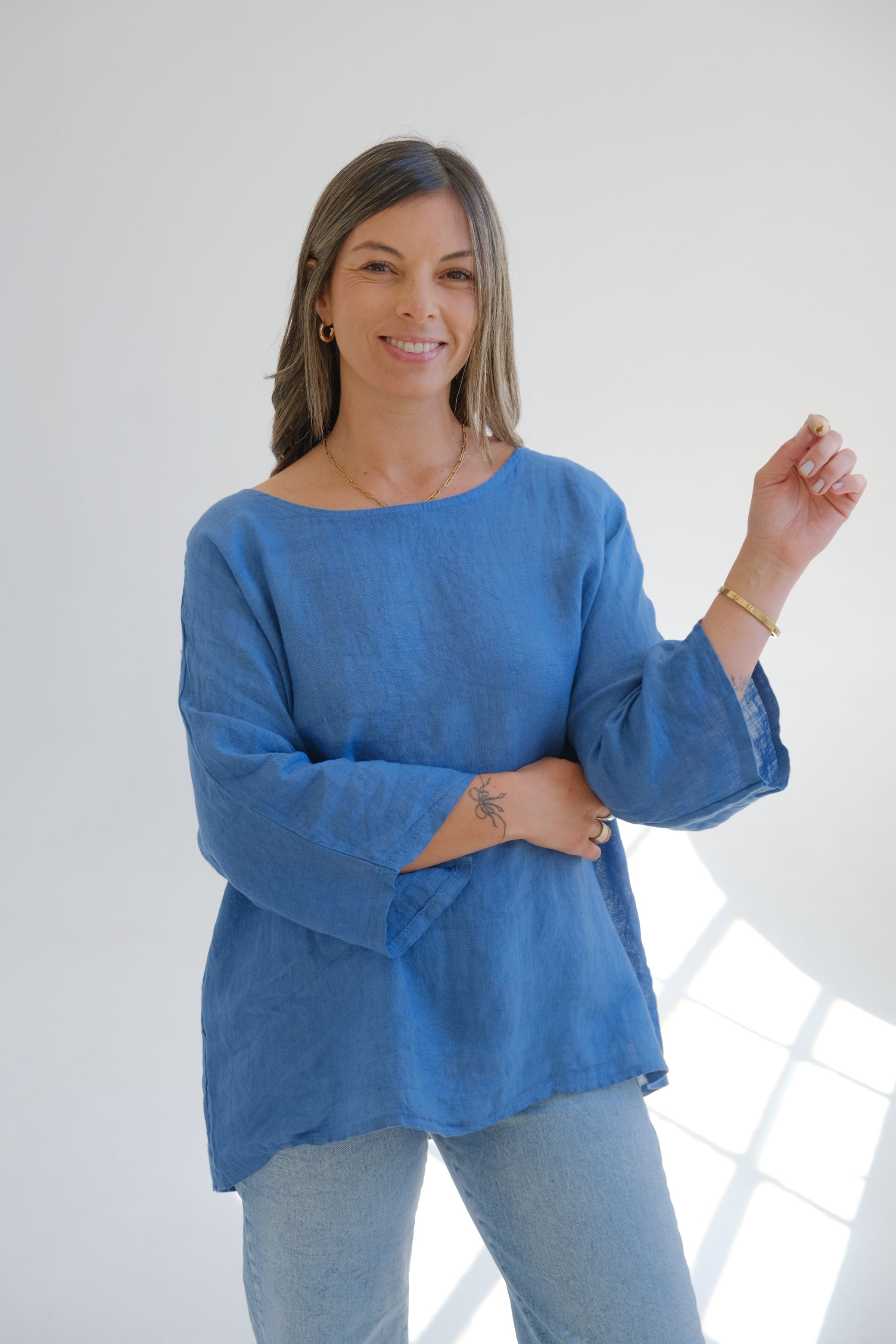 Blusa Lara Azul Jean