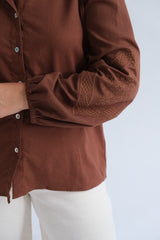 Camisa Venecia Chocolate